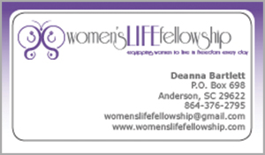 Women's Life Fellowship Business Card